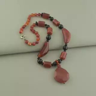 Намисто Сердолік, Агат 57 см.