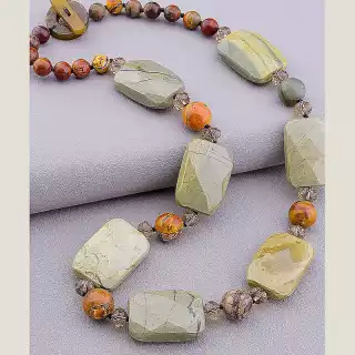 Намисто Яшма 50 см