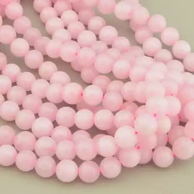 🏷️️ Намистини Рожевий кварц 38 см. 10,5 мм. (натуральне каміння, без застібки) F-99271