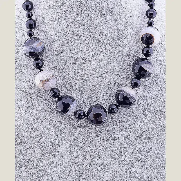 🏷️️ Намисто Агат 49 см ss_71875