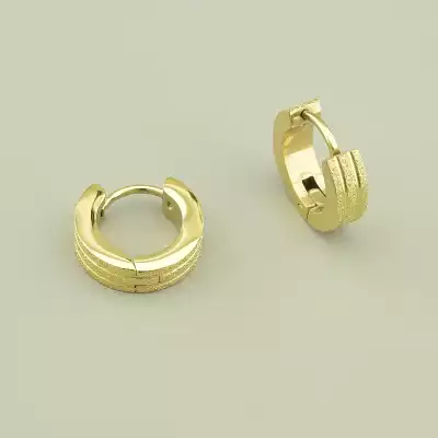 🏷️️ Сережки кільця Xuping (позолота лимонна 18к) F-100312