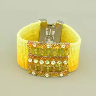 Браслет складний Abella Фіаніт 17 см.