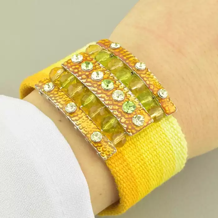 🏷️️ Браслет складний Abella Фіаніт 17 см. ss_100413