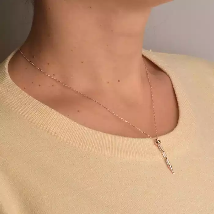 🏷️️ Підвіска Saiya Сrystal 41 см (позолота 18к) F-82662