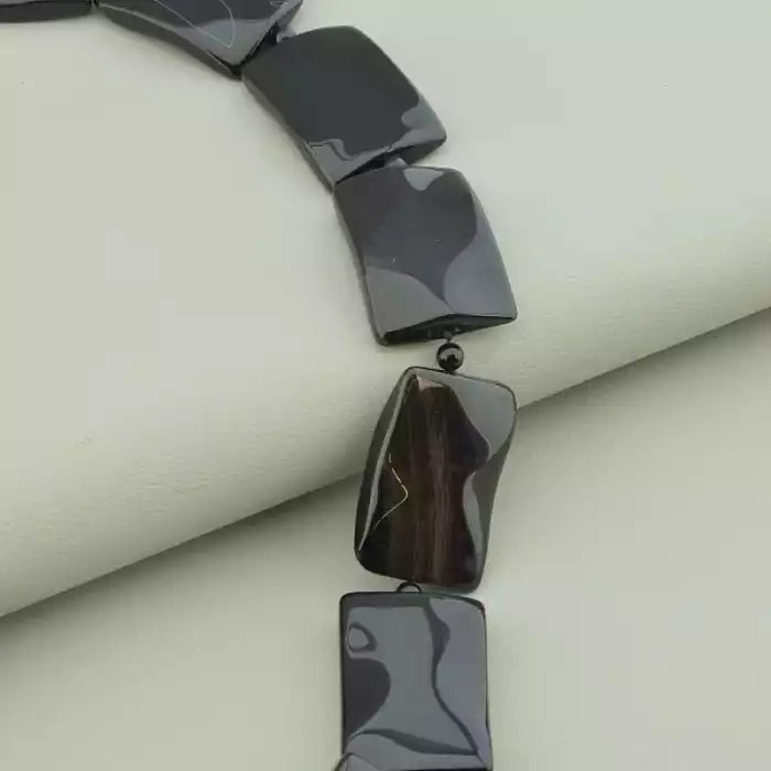 🏷️️ Намисто Агат 46 см ss_83555