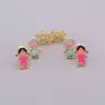 🏷️️ Сережки 3 пар (Кольори на фото) F-83897