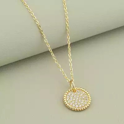 🏷️️ Підвіска Xuping Фіаніт 46 см (позолота 18к) F-100841