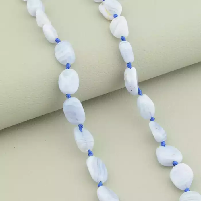 🏷️️ Намисто Сапфірин (cрібло 925 проба) 51 см. ss_101355