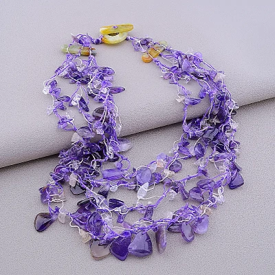 Намисто Аметист 45 см