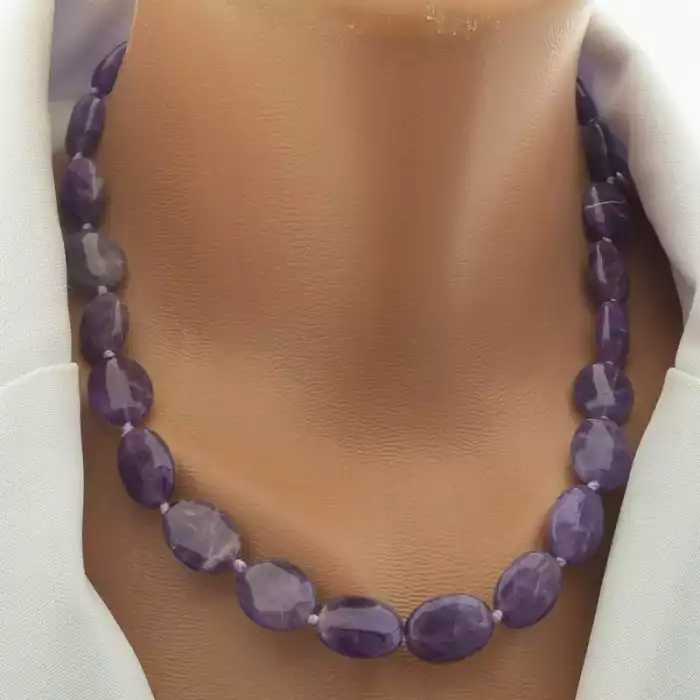 🏷️️ Намисто Аметист 45 см. ss_102669