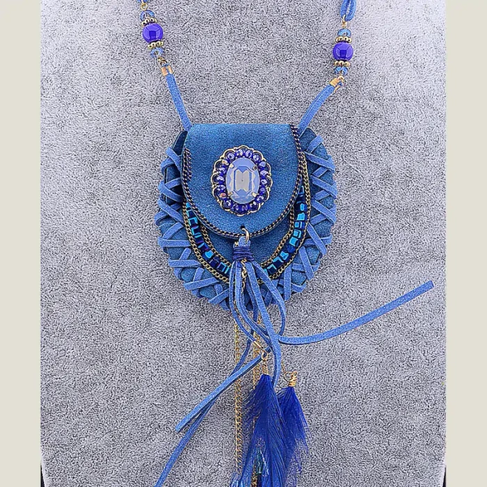 🏷️️ Підвіска замш 80 см Hand Made ss_18241