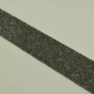 Намистини Турмалін 39 см. 2,4 мм. на нитці (натуральне каміння, без застібки)