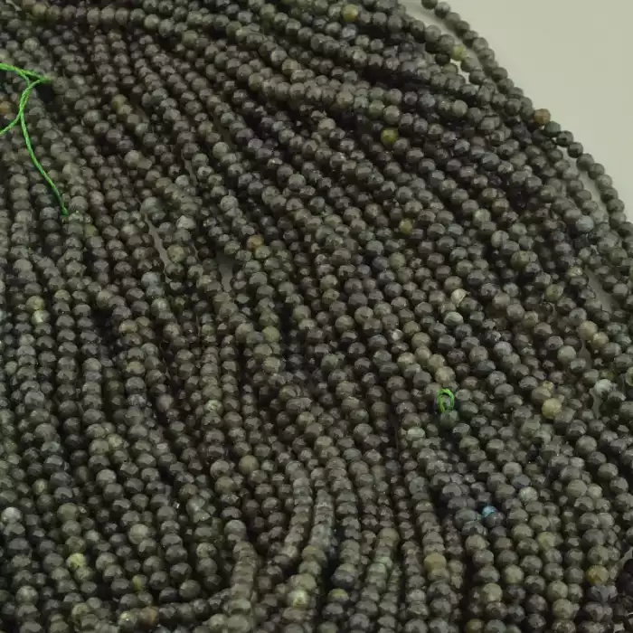 🏷️️ Нитка Турмалін 39 см. 2,4 мм. (без застібки) ss_102980