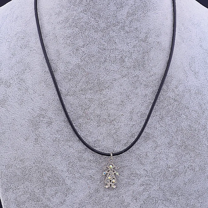 🏷️️ Підвіска дівчинка Fashion Сrystal 45 см ss_78589