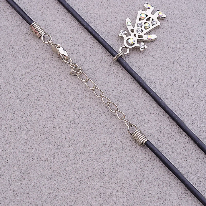 🏷️️ Підвіска дівчинка Fashion Сrystal 45 см ss_78589