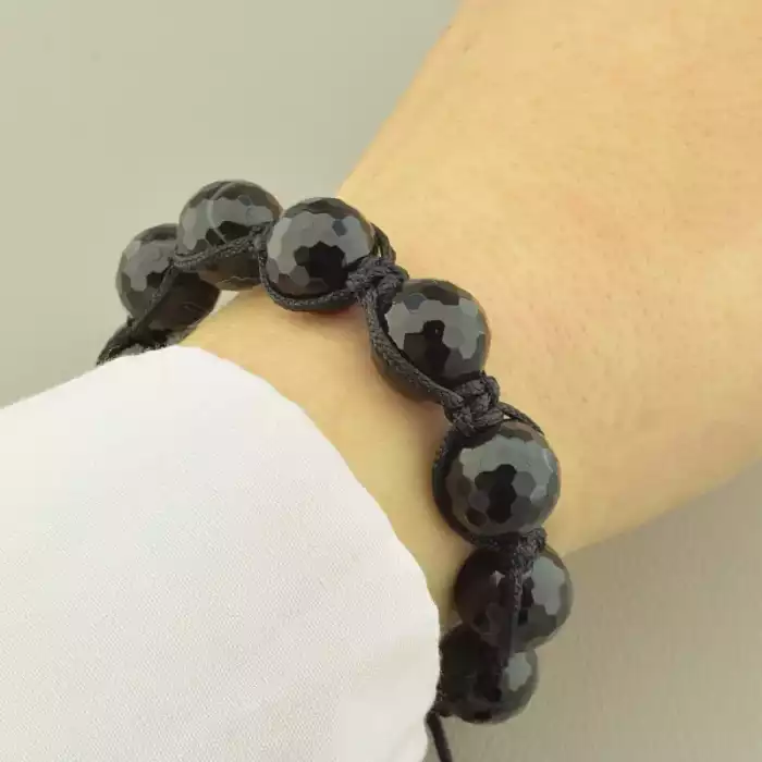 🏷️️ Браслет шамбала Агат 17 см. ss_103601