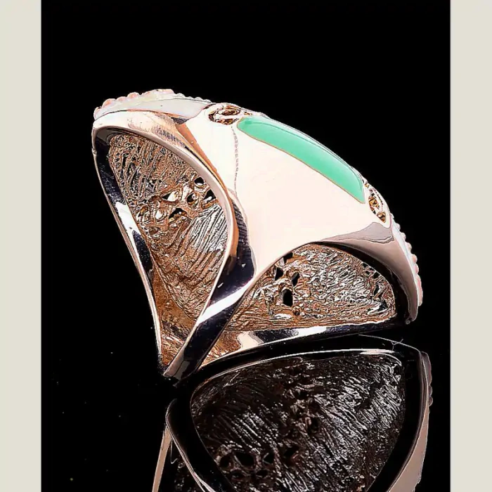 🏷️️ Перстень емаль Сrystal Fashion (позолота 18к) ss_45125