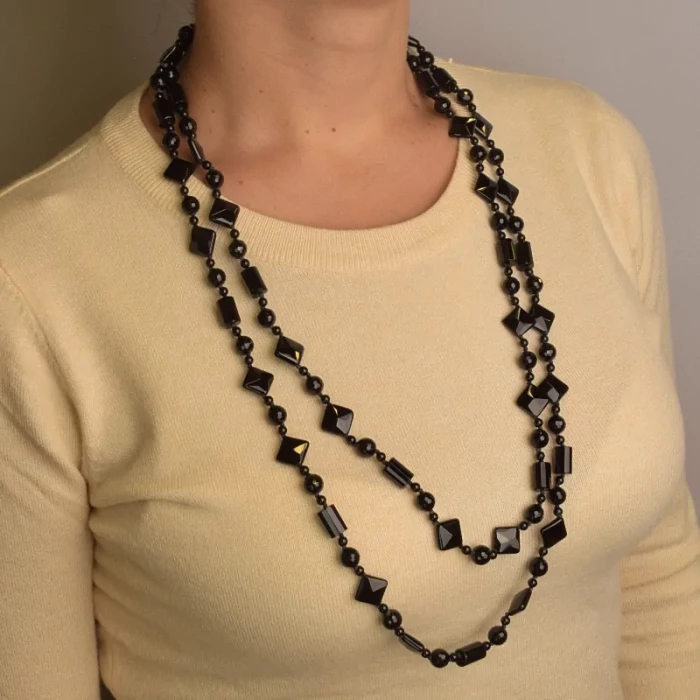 🏷️️ Намисто Агат 156 см. ss_96844