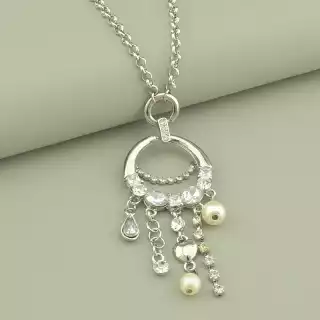 Підвіска Fashion Фіаніт 45 см.