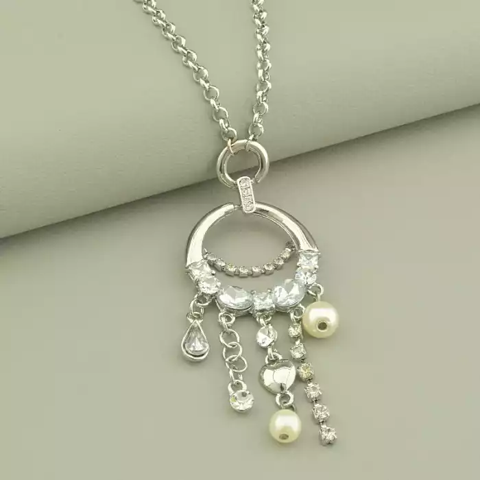 🏷️️ Підвіска Fashion Фіаніт 45 см. ss_104243