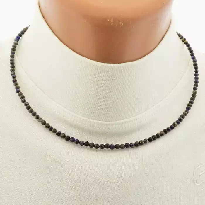 🏷️️ Підвіска Самоцвіти срібло (925) 42 см F-105671