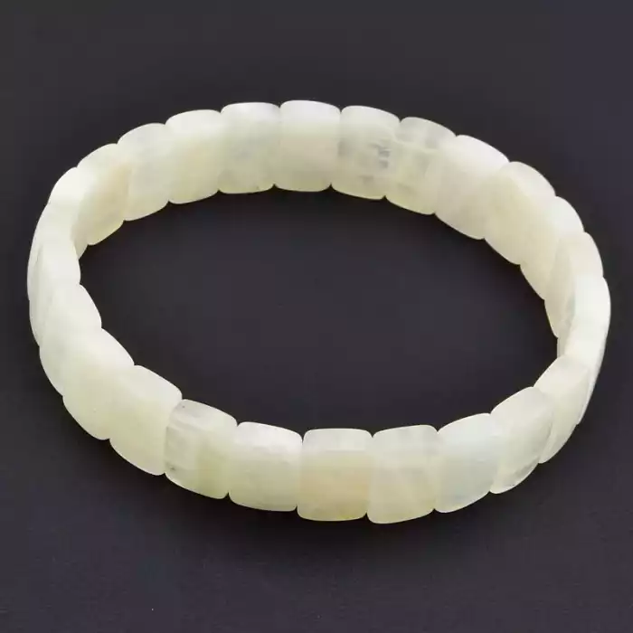 🏷️️ Браслет на резинці Місячний камінь 19 см ss_106176