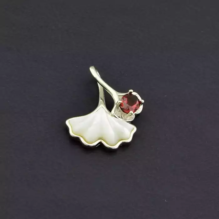 🏷️️ Кулон Гранат 20х18 (срібло (925)) F-106380