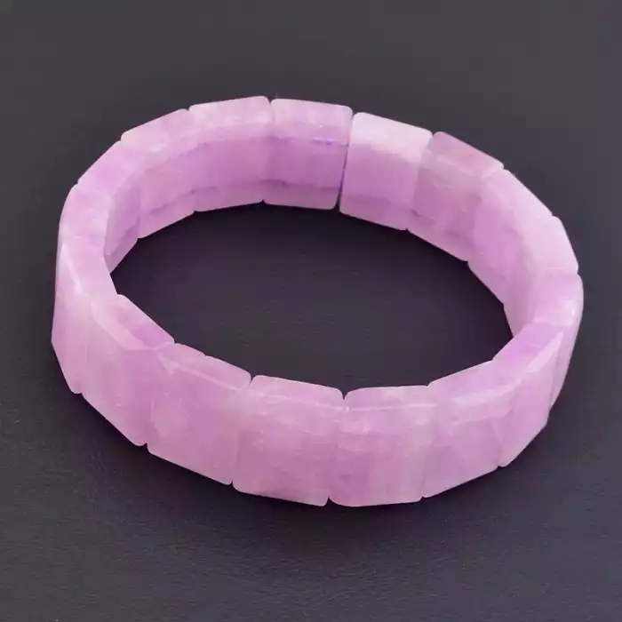 🏷️️ Браслет на резинці Кунцит 19 см ss_106588