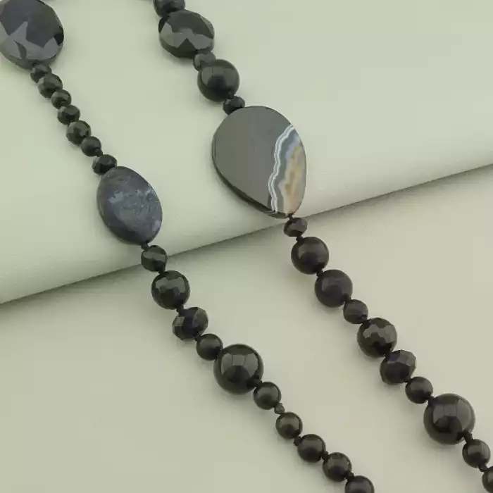 🏷️️ Намисто Агат 80 см. ss_99477