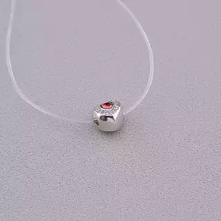 Підвіска Фіаніт 40 см (родій)