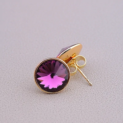 Сережки Swarovski Xuping (позолота 18к)