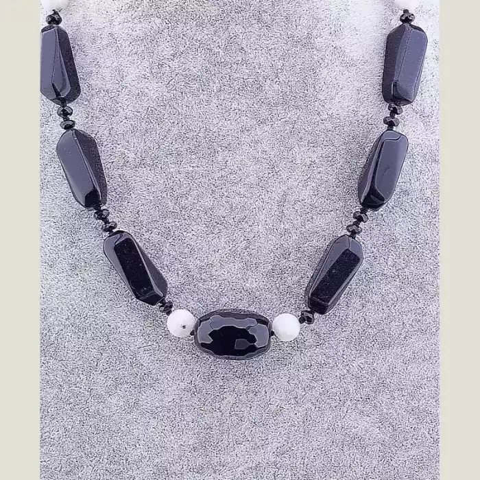 🏷️️ Намисто Агат 55 см ss_75812