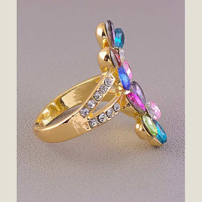 🏷️️ Каблучка квіти Сrystal ss_53565