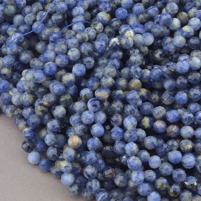 🏷️️ Нитка Содалит 39 см 5 мм (без замка) ss_86180