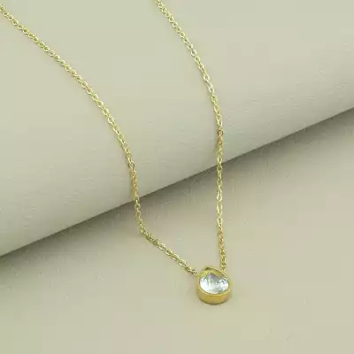 🏷️️ Підвіска Xuping Фіаніт 44 см (позолота 18к лимонна) F-102670