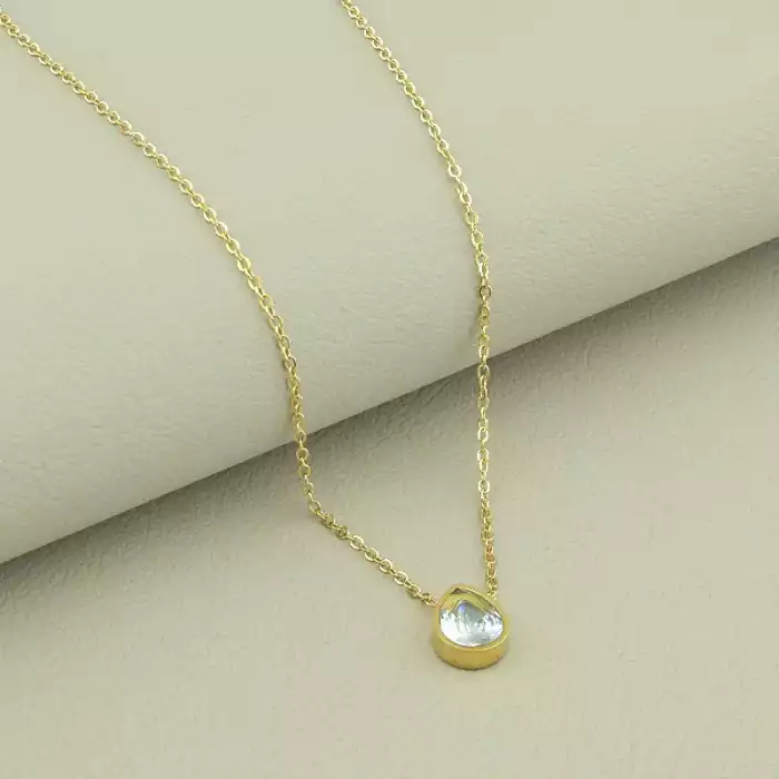 🏷️️ Підвіска Xuping Фіаніт 44 см (позолота 18к лимонна) ss_102670