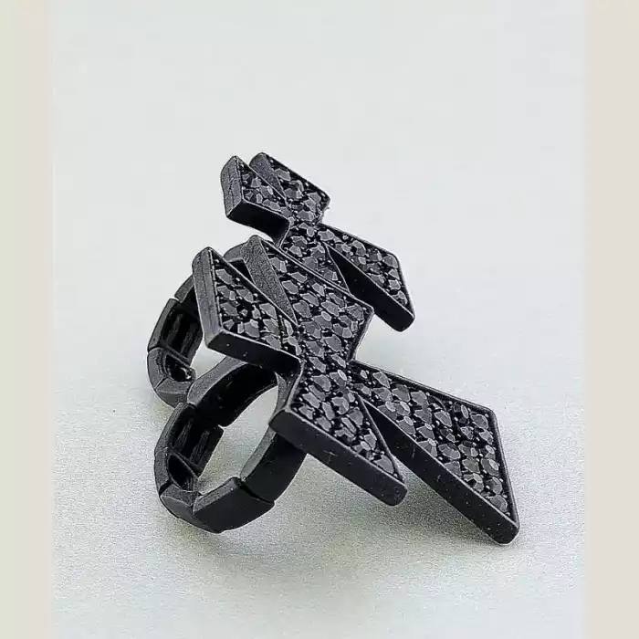 🏷️️ Перстень роз'ємний хрест Сrystal ss_43248