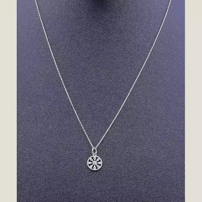 🏷️️ Підвіска срібло (925 проба) Фіаніт 42 см ss_69701