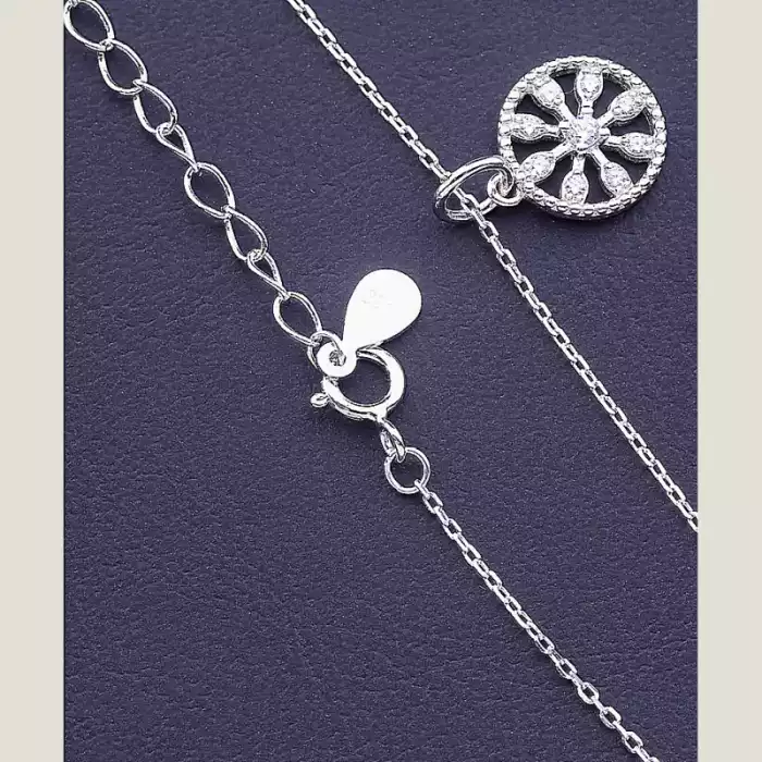 🏷️️ Підвіска срібло (925 проба) Фіаніт 42 см ss_69701