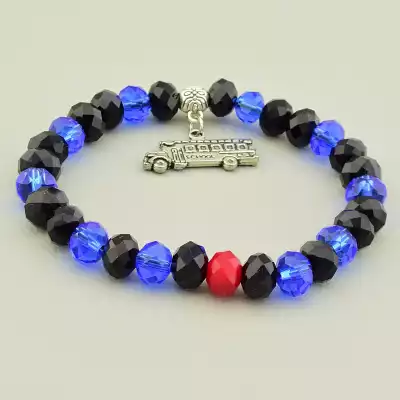 Браслет на резинці Чеський кришталь 18 см