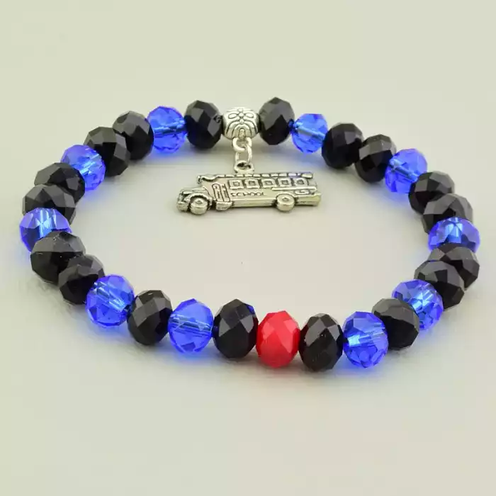 🏷️️ Браслет на резинці Чеський кришталь 18 см F-105872