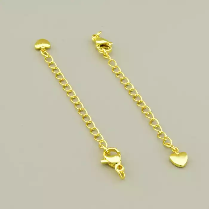 🏷️️ Застібка карабін 10х5мм. (позолота 18к лимонна) F-106381