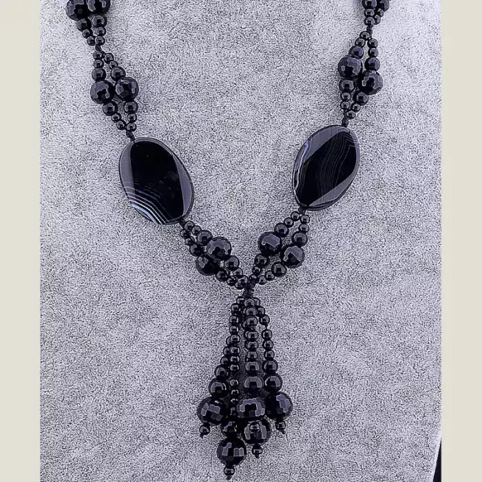 🏷️️ Намисто Агат 50 см ss_11229