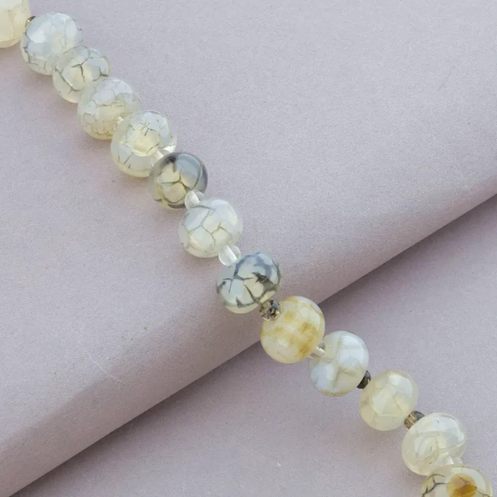 🏷️️ Намисто Агат 49 см. ss_91698