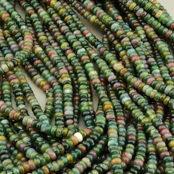 🏷️️ Намистини Яшма 38 см (без застібки) F-106589