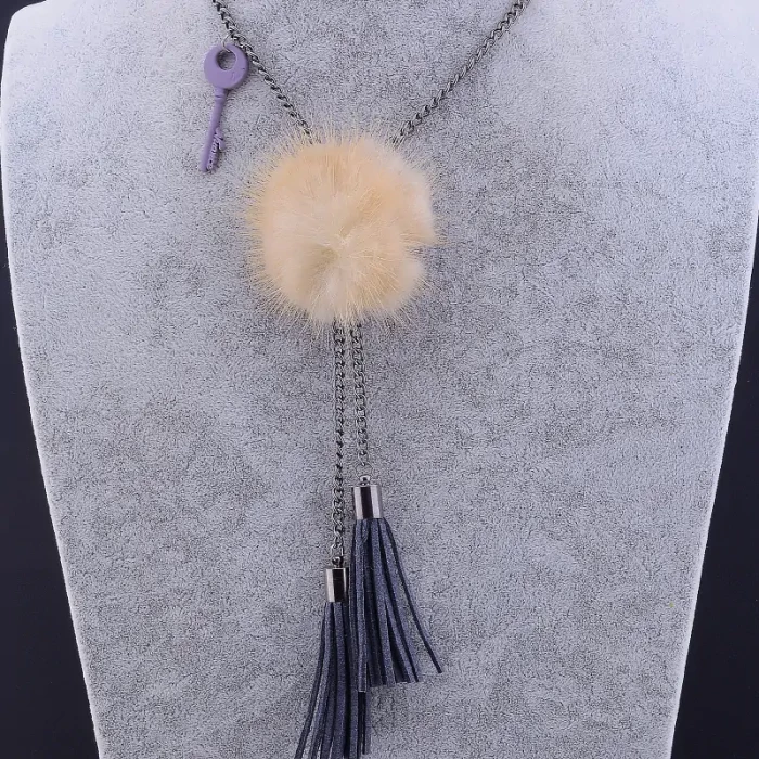 🏷️️ Підвіска FJ Хутро 65 см ss_34404