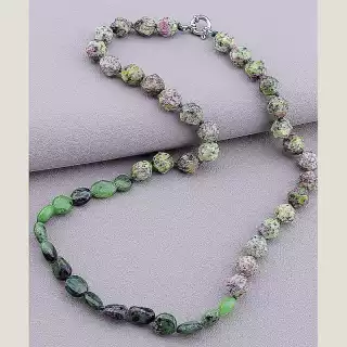 Намисто цоізит 52 см