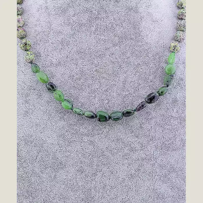 🏷️️ Намисто цоізит 52 см ss_63928