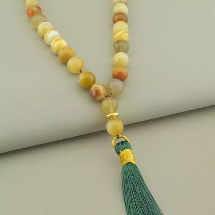 🏷️️ Чотки з натурального каменю Агат ss_101557