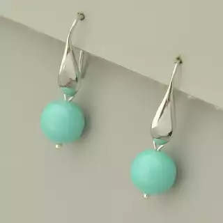 Сережки петля Майорка (родій)